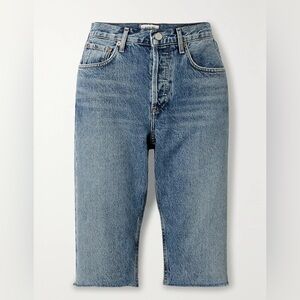 AGOLDE Carrie denim shorts - light denim - 23